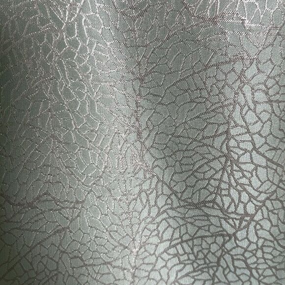 KM Collections Milla Bell Dress Sz 16 Wedding Formal Mint Green Silver Metallic - Picture 6 of 11